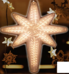 ESTRELA DE BELEM 44 LEDS WARM