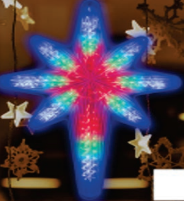ESTRELA DE BELEM 44 LEDS COLORIDO