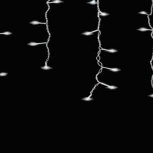 Cascata 400 LEDs br 8f tom m/mf
