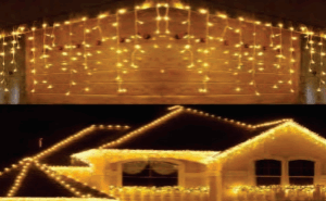 Cascata 100 LEDs WARM 8F Tom m/mf
