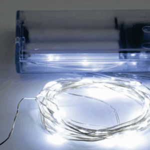 FIO ARAME COM 30 LEDS BR - PILHA