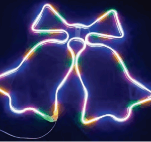 Armacao sino neon Colorida externo IP44