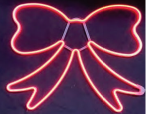 Armacao laço neon Vermelho externo IP44