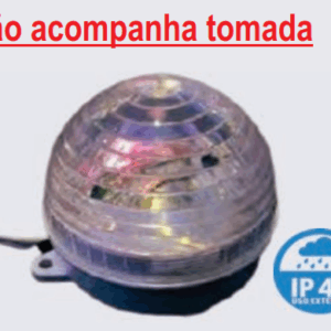 Strobo 6W Branco (não a companha tomada)