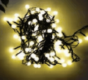100 lamp. Cerejinha WARM fio verde 8f