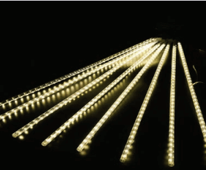 8 Tubos 288 Super LEDs warm Dupla Face 50 cm - uso externo