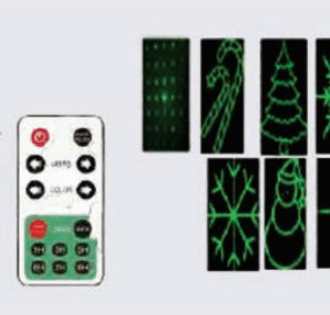 Laser natalino uso externo