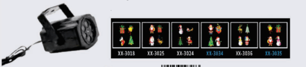 Projetor LED Natal Luz Rgb uso interno