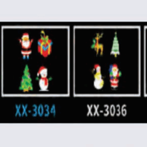 Projetor LED Natal Luz Rgb Prova D'agua Jardim Pisca