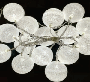 Luminaria de barbante br