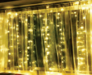 Cortina 300 LEDs WM Fixo Tom m/mf