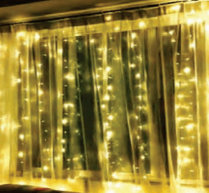 Cortina 300 LEDs WM controle remoto