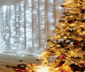Cortina 300 LEDs br controle remoto