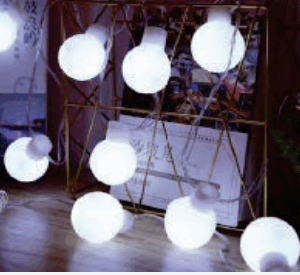 Cordão 20 bolas Leds br
