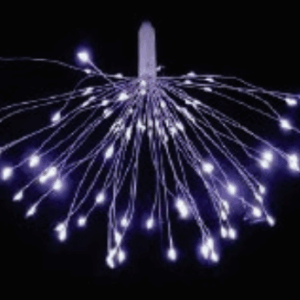 Luminaria 100 leds BRANCOS Fio Arame pisca bivolt