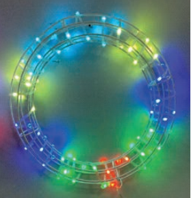 ARMACAO GUIRLANDA 171 LEDS FIO DE FADA PVC RGB φ45cm