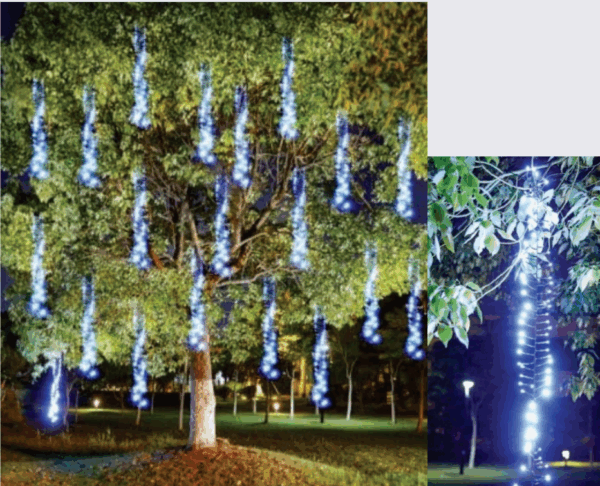 FestãoO 110 LEDs BR Fio Verde Função Snowfall