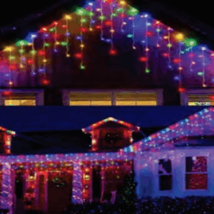Cortina 320 LEDs 8f color 6mX0,80m