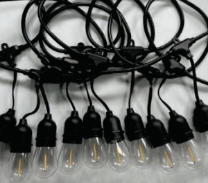 Cordao 10 lâmp. Leds modelo Filamento 5m