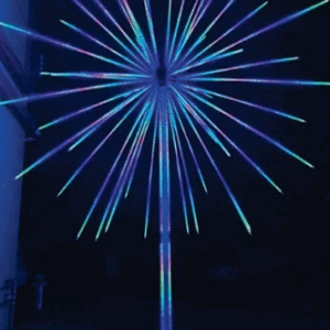 POSTE SPUTNIK C/4212 LEDs RGB MÁGICA MULTIFUNÇÕES USO EXTERNO