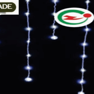 CASCATA 196 LEDS BRANCO FIO DE FADA 8 FUNÇÕES CONECTOR M/F USO EXTERNO