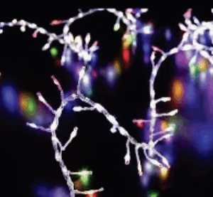 Festão fio de fada PVC 232 leds colorido  função corrida
