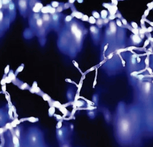 Festão fio de fada 200 leds br função corrida