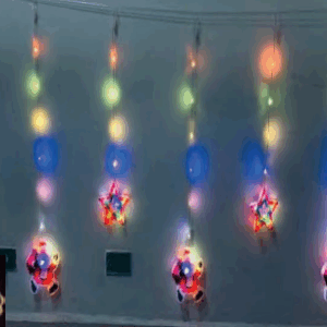 Cascata fio de fada PVC 115 Leds P.noel com estrela