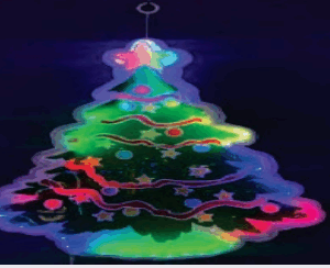 Painel Árvore de natal leds coloridos