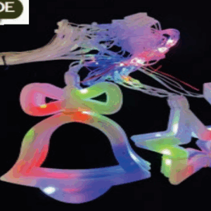 CASCATA 95 LEDS COLORIDO FIO DE FADA COM SINO E ESTRELA NA PONTA