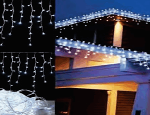 Cacata 400 leds Branco fixo bivolt Uso Externo IP44