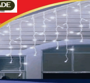 CASCATA 160 LEDS BR 10 FUNÇÕES COM MEMÓRIA USO EXTERNO 4m