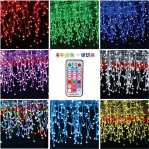CASCATA 120 LEDs RGB MÁGICA BIVOLT