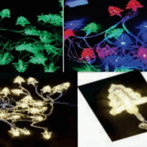 Cordão 20 leds árvorezinhas sortido 8 funções