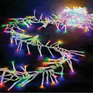 Festão 400 Leds colorido pisca bivolt