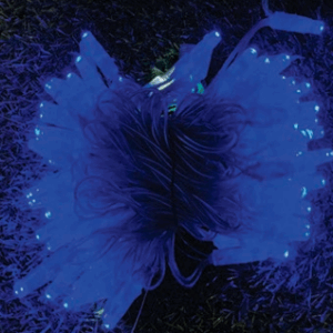 100 LEDs blindados azul fio azul transp Ø2,2mm c/16 flash br tom m/mf IP65