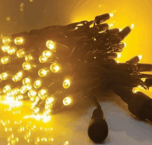 100 LEDS BLINDADO WARM C/ STROBINHO Warm - (16 STROBINHOS - 84 FIXO) Ø 2,2mm - IP65