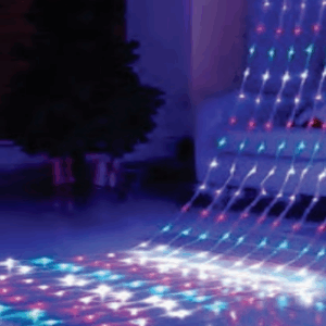 Cortina 288 LEDs color f. Cachoeira