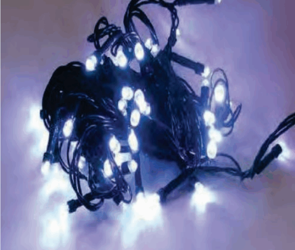 50 LEDs br 8f fio verde 5m