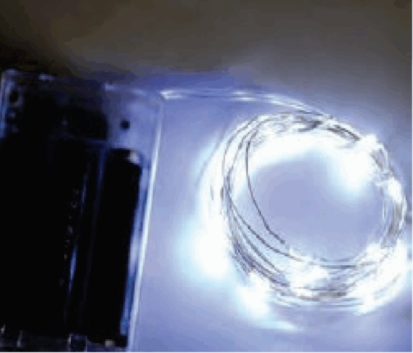 Fio Arame com 50 LEDs BR usar pilha