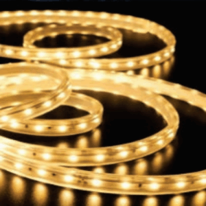 MANGUEIRA CHATA COM 336 LEDs WARM 8 FUNÇÕES BIVOLT 7m