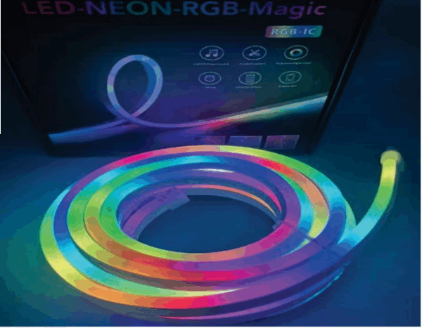 Mangueira Neon 150 LEDS RGB MÁGICA USB 5m