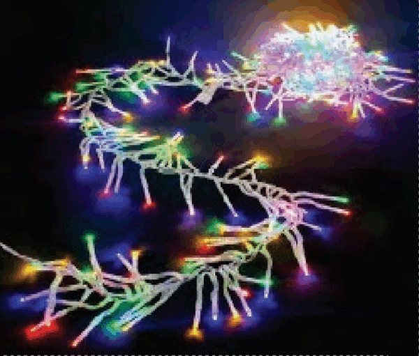 Festão 400 Leds  colorido pisca bivolt