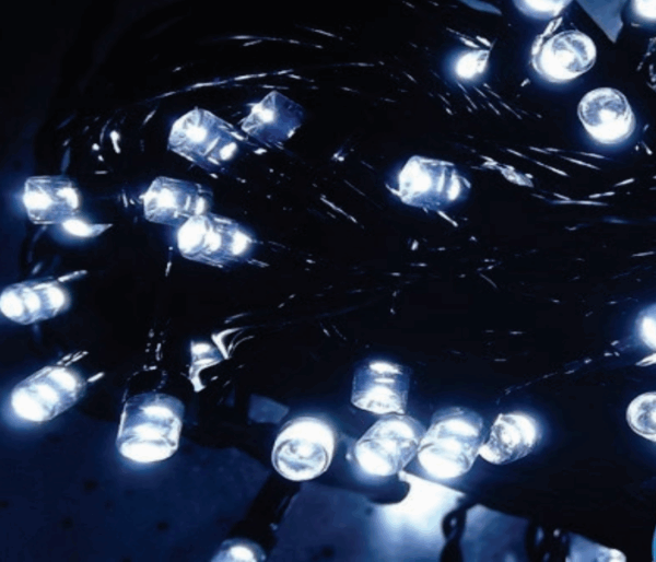 400 Leds br fio verde 8f c/memoria 40m