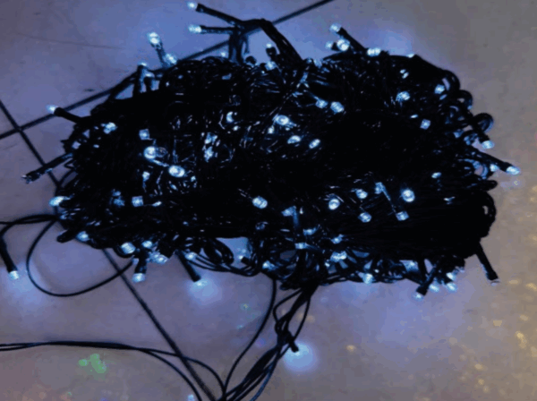 300 leds BR fixos C/strob.br fio verde 31V IP44 tom m/mf 30m