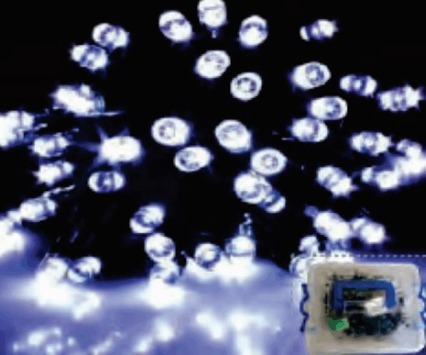 Cordão 400 LEDS br. 9f uso externo Bivolt 12m