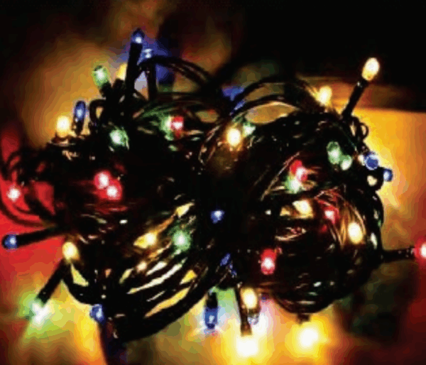 50 LEDs color 8f fio verde 5m