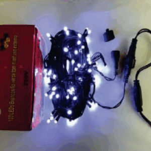 100 LEDs BR fio Ø1,8mm verde tom m/mf externo IP44