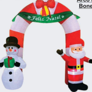 Enfeite De Natal Arco Inflável
Papai Noel E Boneco De Neve