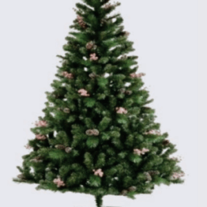 1,80m Árvore de Natal luxo 538 galhos c/ pinhas  cerejinhas